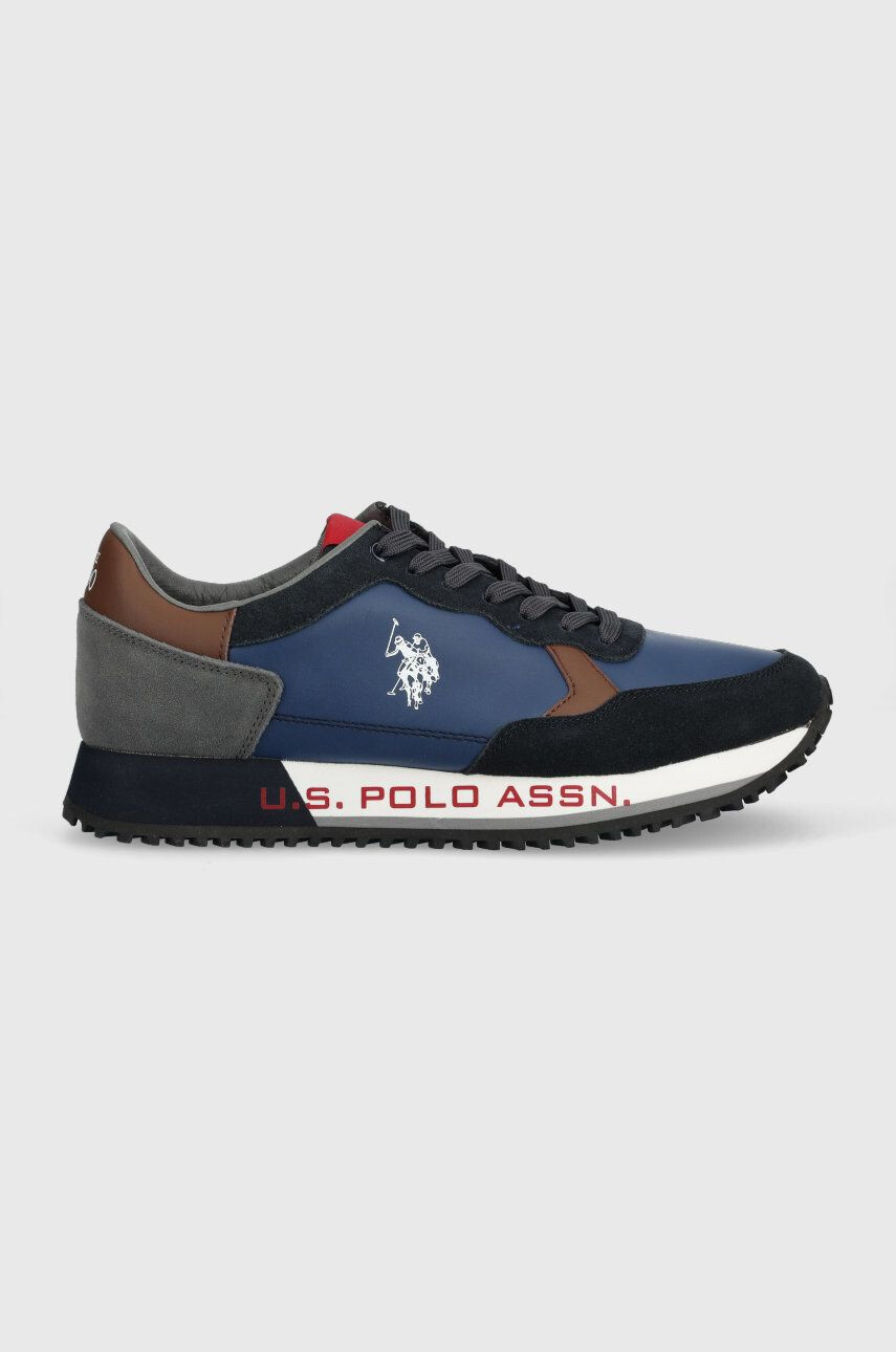 U.S. Polo Assn. Sneakers boty Cleef tmavomodrá barva - Pepit.cz