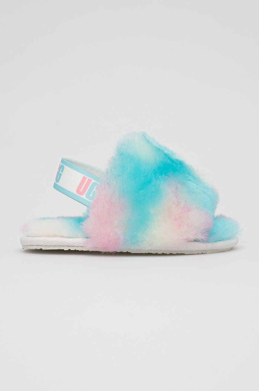 Ugg Dětské vlněné pantofle Fluff Yeah Pride - Pepit.cz