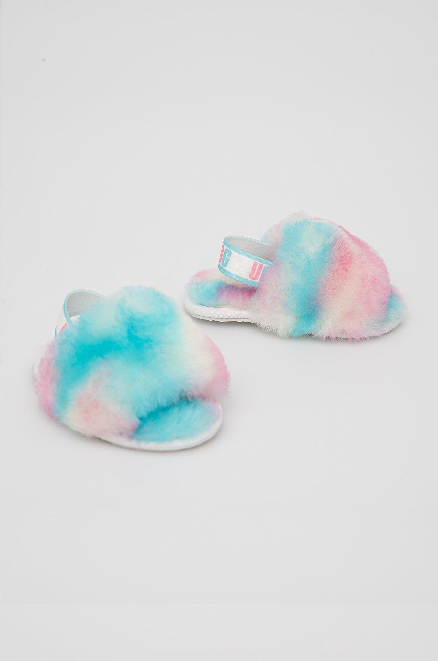 Ugg Dětské vlněné pantofle Fluff Yeah Pride - Pepit.cz