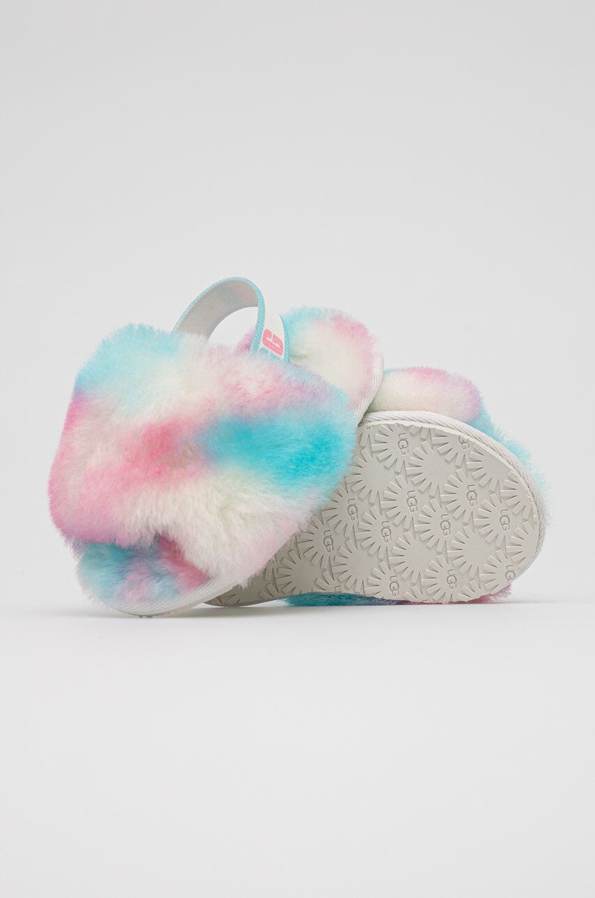 Ugg Dětské vlněné pantofle Fluff Yeah Pride - Pepit.cz