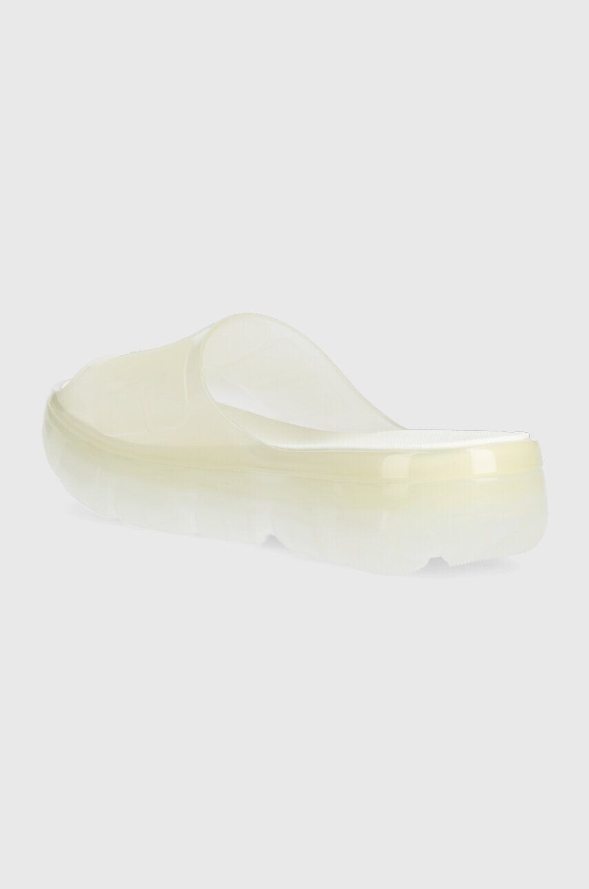 Ugg Pantofle Jella Clear Slide dámské bílá barva - Pepit.cz