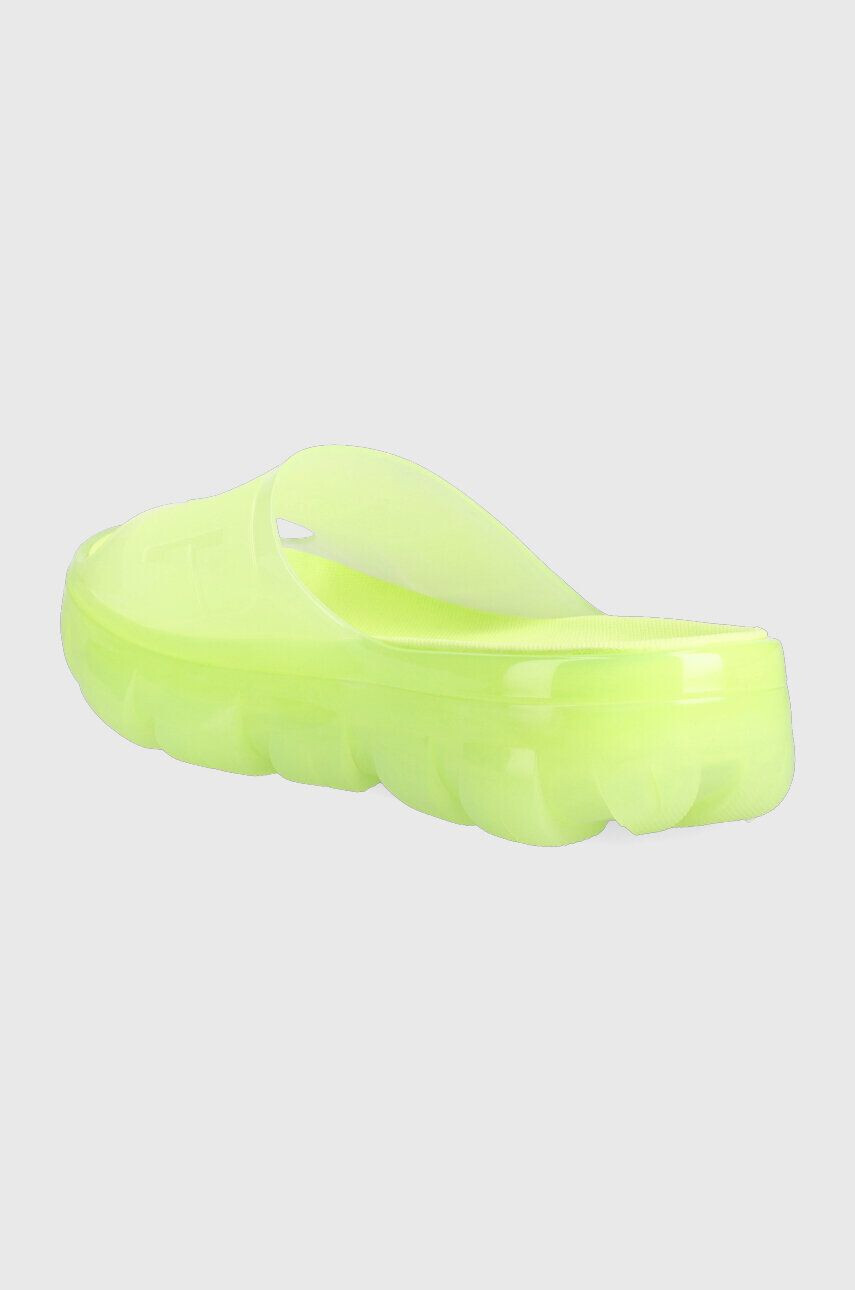 Ugg Pantofle Jella Clear Slide dámské zelená barva 1136763 - Pepit.cz