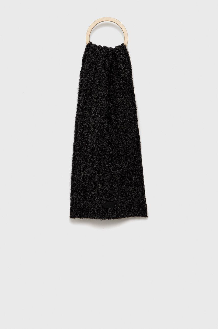 Ugg Šátek z vlněné směsi Boucle Ribbed Scarf - Pepit.cz