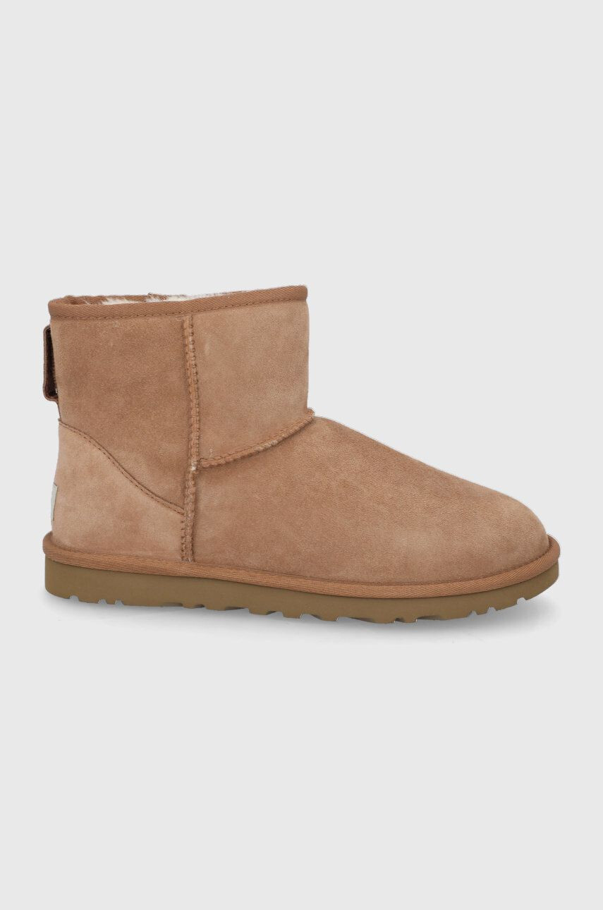 Ugg Semišové sněhule Classic Mini pánské hnědá barva - Pepit.cz