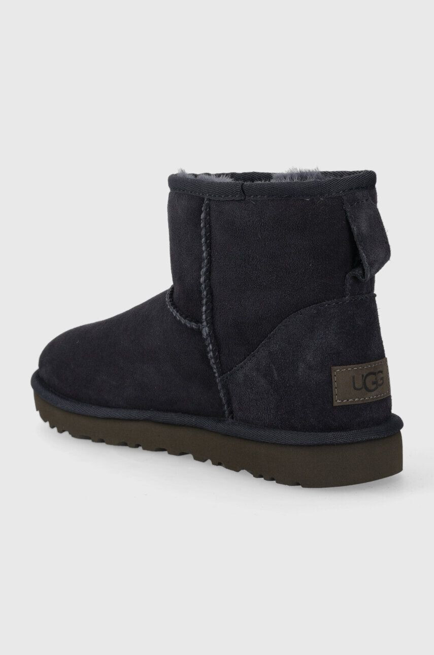 Ugg Semišové sněhule Classic Mini II tmavomodrá barva 1016222 - Pepit.cz