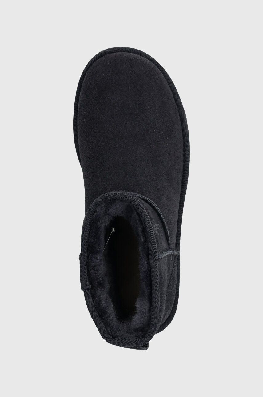 Ugg Semišové sněhule Classic Mini II tmavomodrá barva 1016222 - Pepit.cz