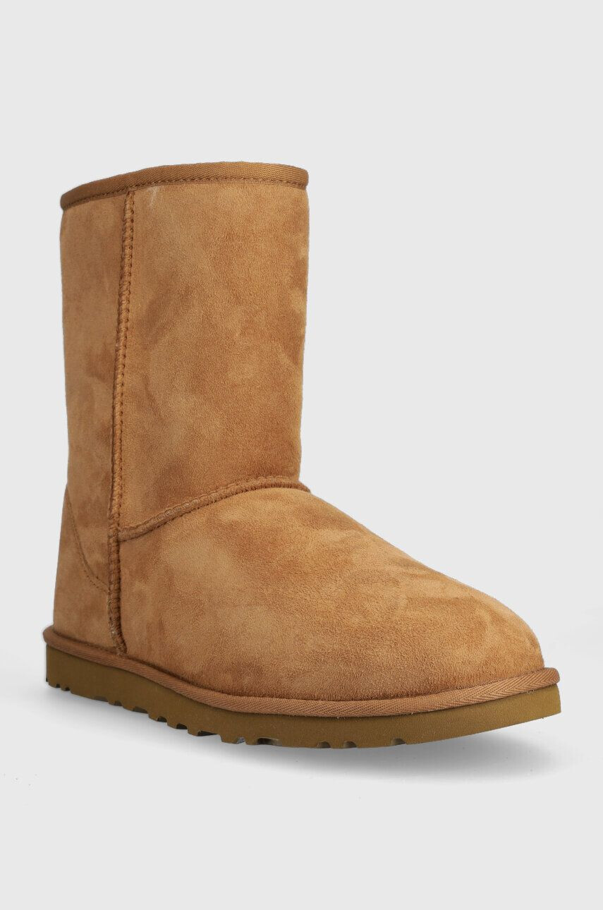 Ugg Semišové sněhule Classic Short hnědá barva 5800 - Pepit.cz