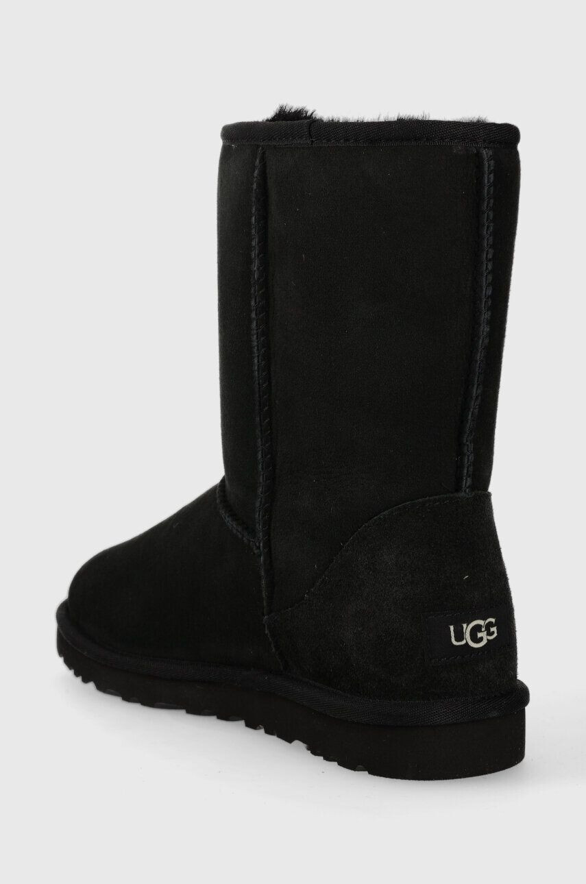 Ugg Semišové sněhule Classic Short černá barva 5800 - Pepit.cz