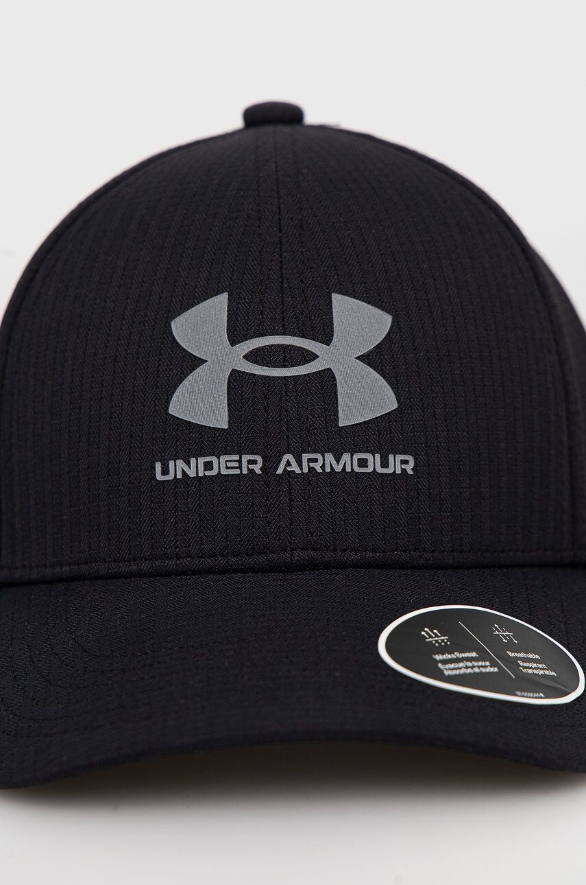 Under Armour Dětská baseballová čepice černá barva s potiskem - Pepit.cz