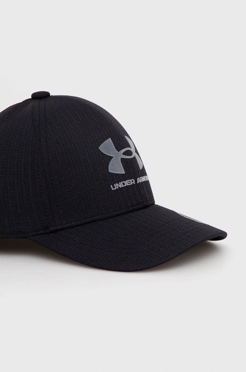 Under Armour Dětská baseballová čepice černá barva s potiskem - Pepit.cz