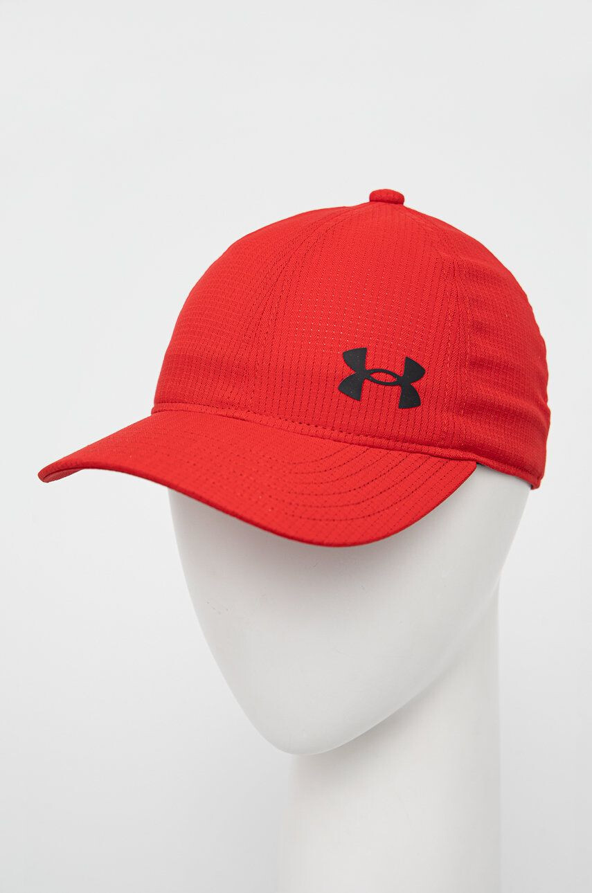 Under Armour Dětska čepice 1369792 červená barva hladká - Pepit.cz