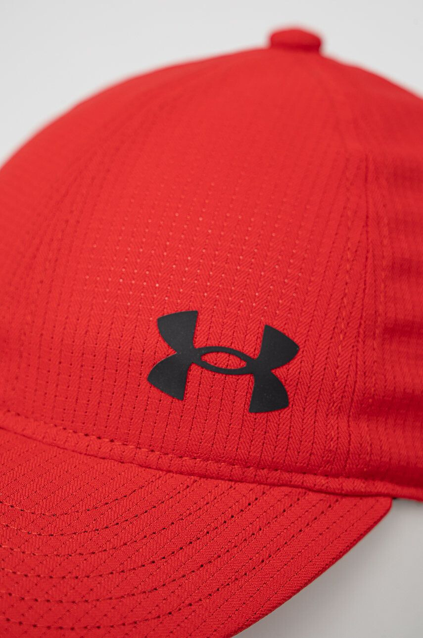 Under Armour Dětska čepice 1369792 červená barva hladká - Pepit.cz