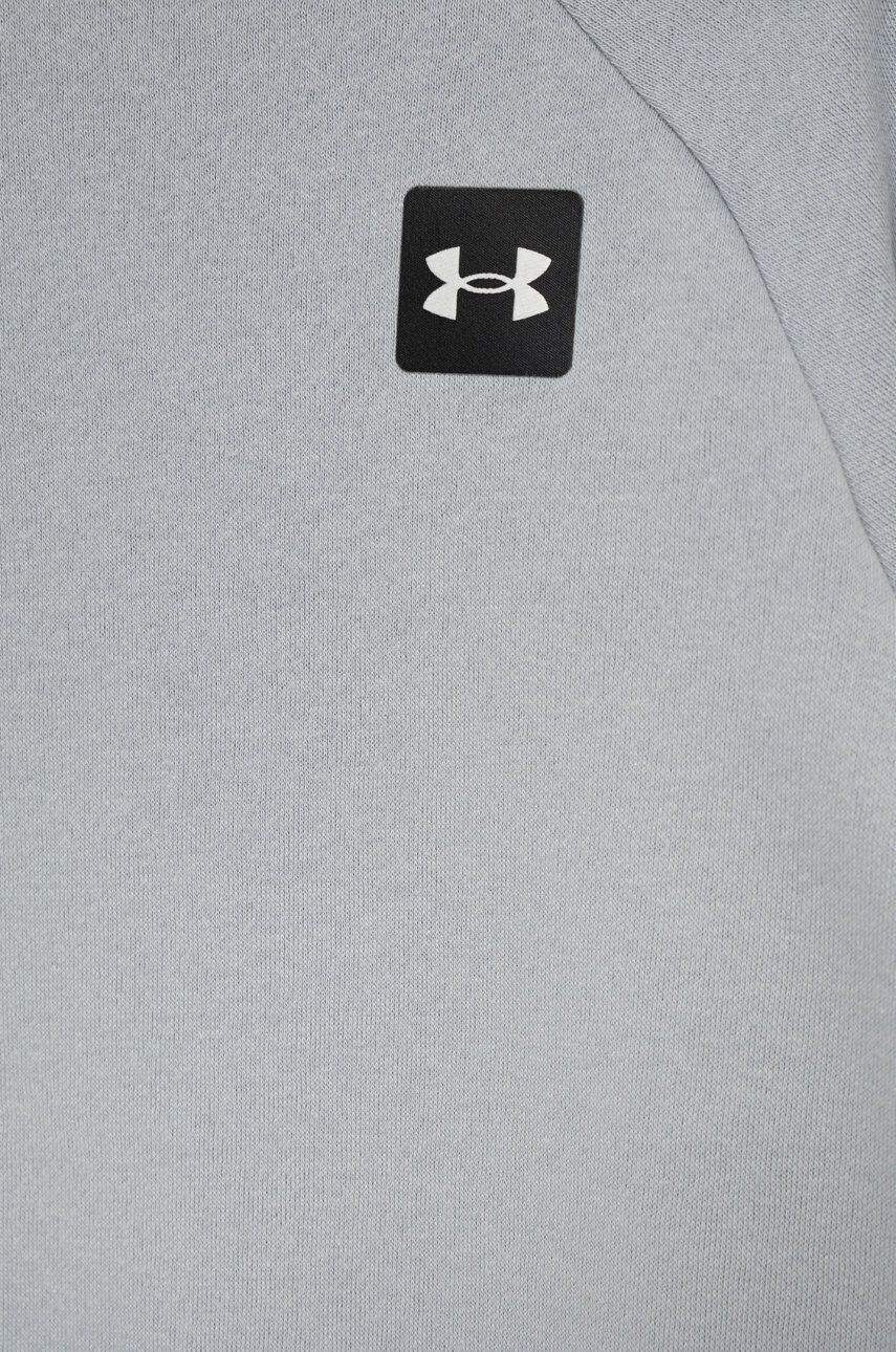 Under Armour Dětská mikina šedá barva hladká - Pepit.cz