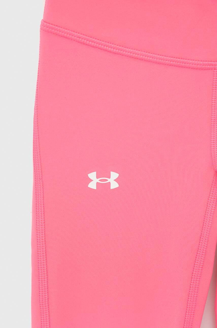 Under Armour Dětské legíny růžová barva s potiskem - Pepit.cz