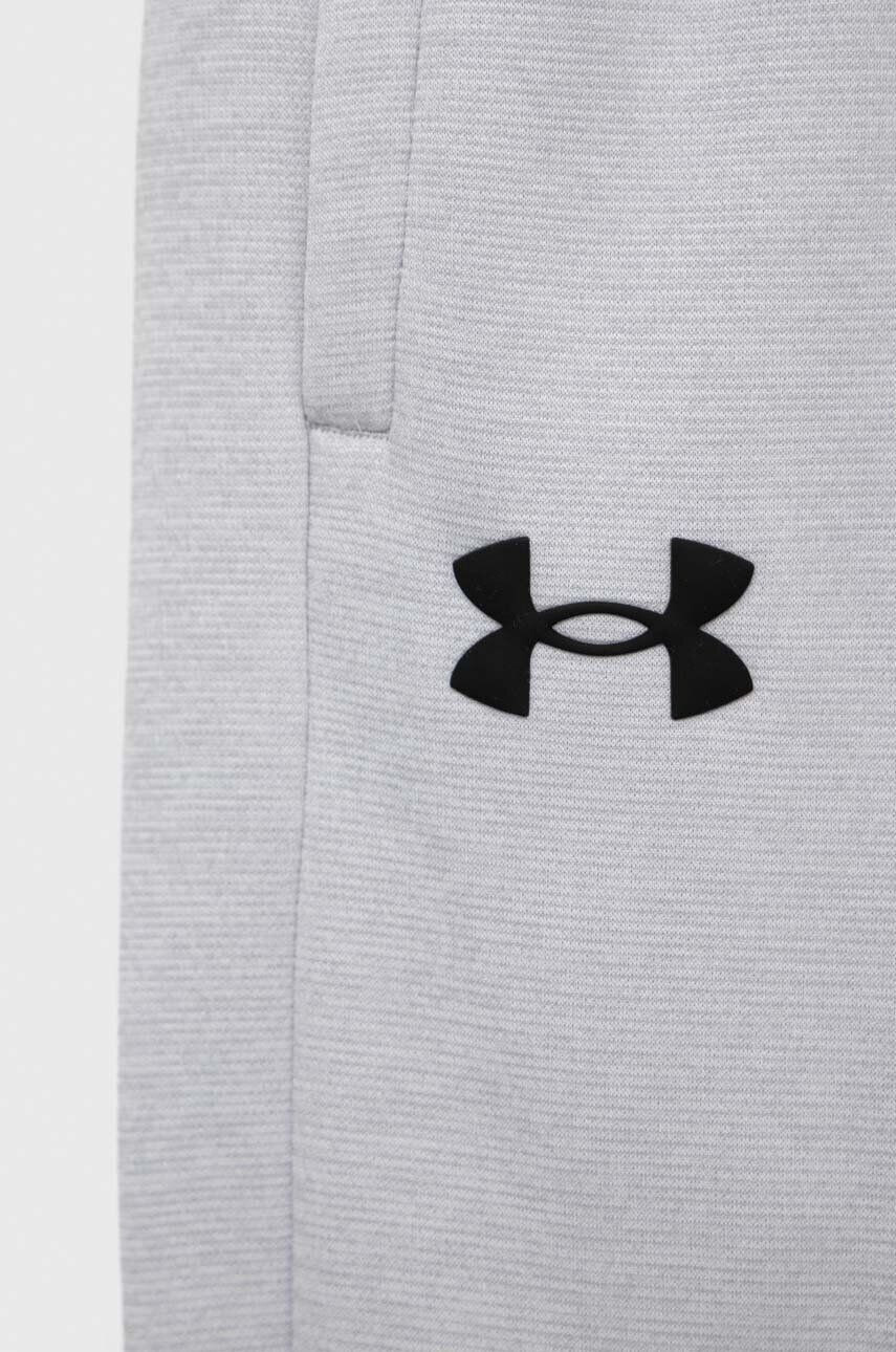 Under Armour Dětské tepláky šedá barva hladké - Pepit.cz