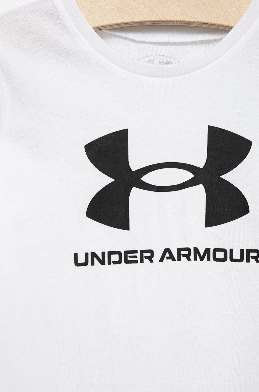 Under Armour Dětské tričko 1361777 černá barva s potiskem - Pepit.cz