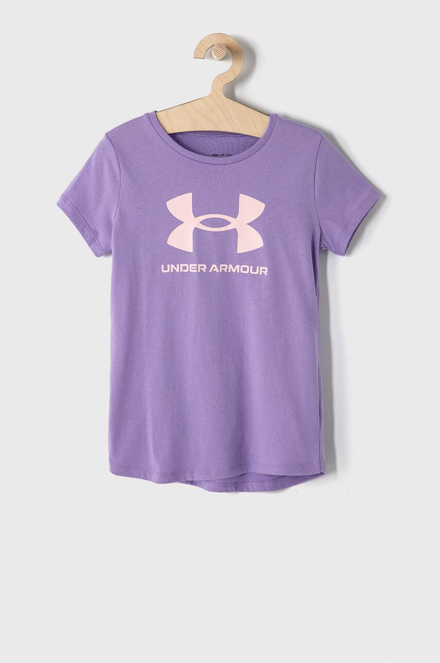 Under Armour Dětské tričko 1361182 fialová barva - Pepit.cz