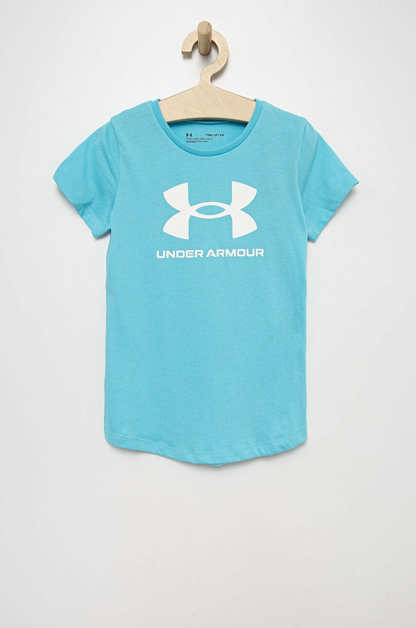 Under Armour Dětské tričko 1361182 modrá barva - Pepit.cz