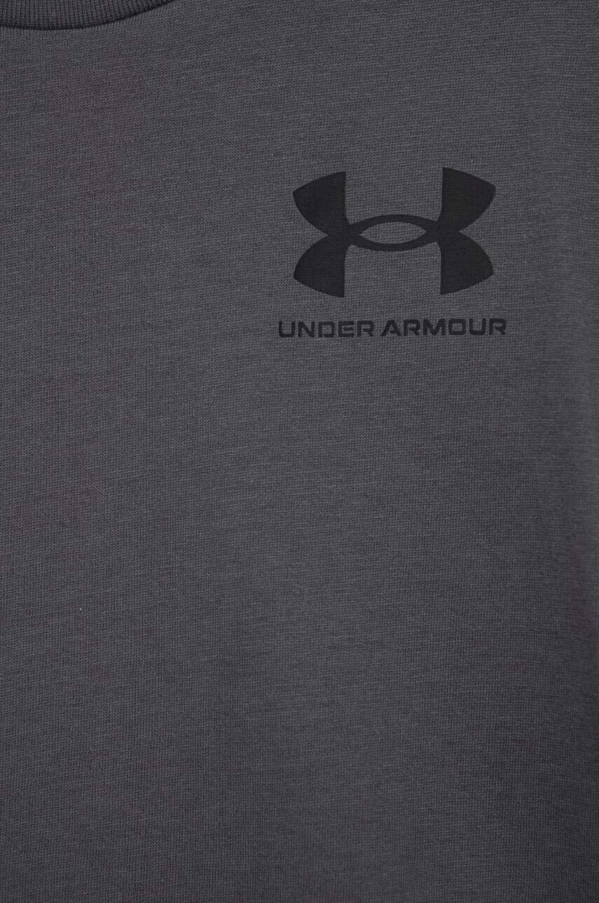 Under Armour Dětské tričko šedá barva - Pepit.cz