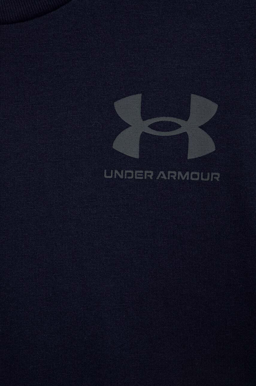 Under Armour Dětské tričko tmavomodrá barva - Pepit.cz