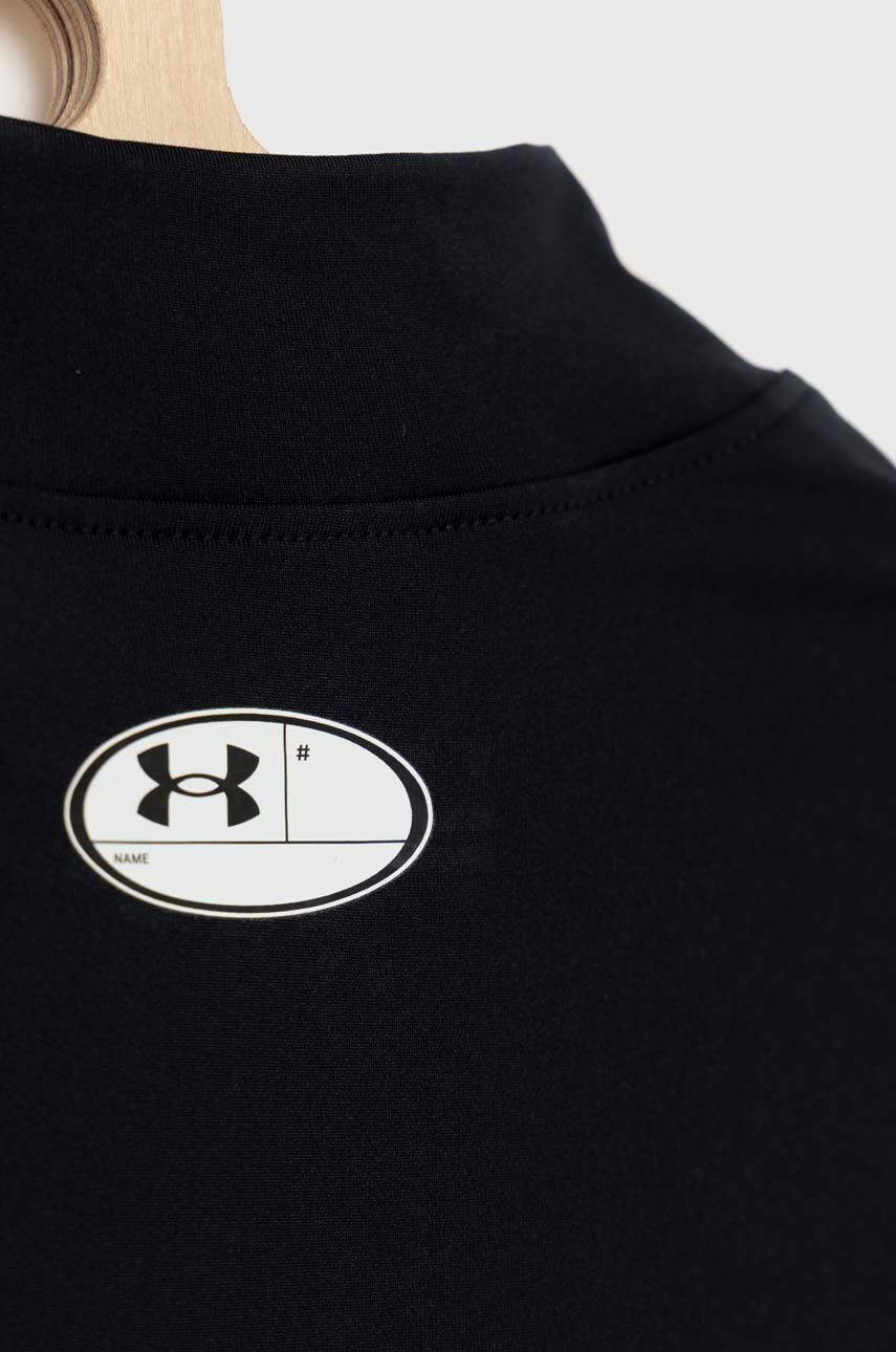 Under Armour Dětské tričko s dlouhým rukávem černá barva - Pepit.cz