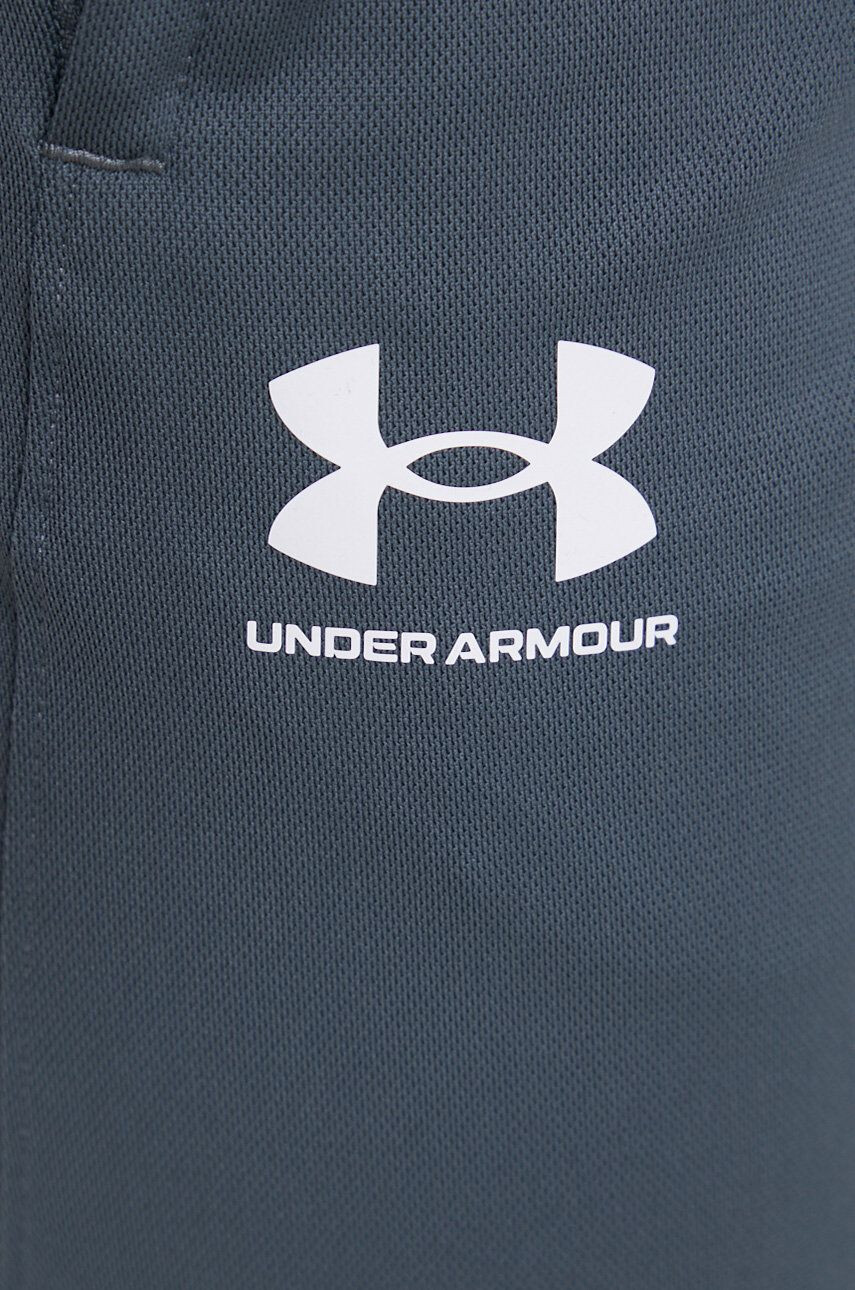 Under Armour Tepláky Pique šedá barva hladké - Pepit.cz