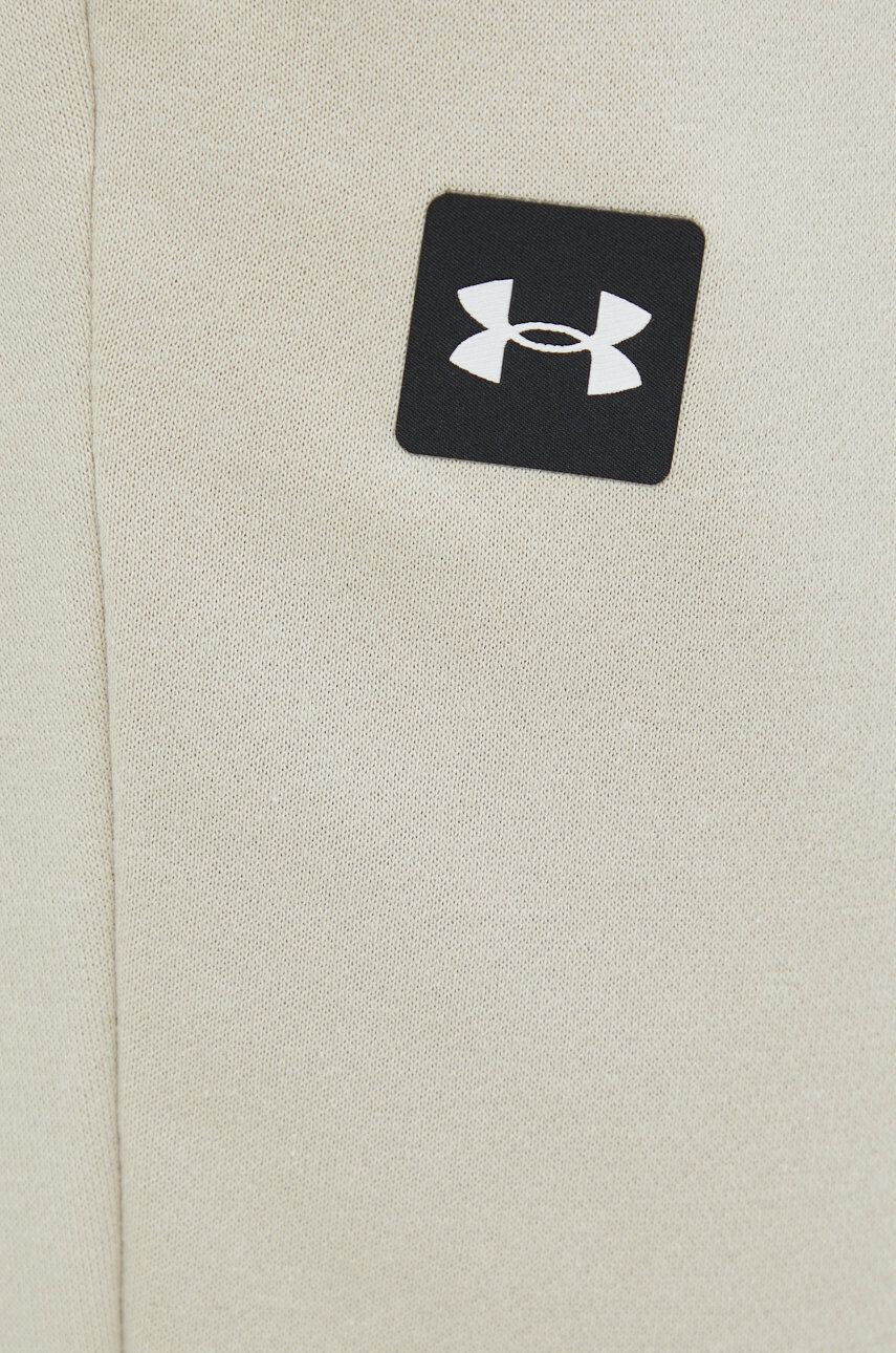 Under Armour Kalhoty pánské béžová barva hladké 1357128-012 - Pepit.cz