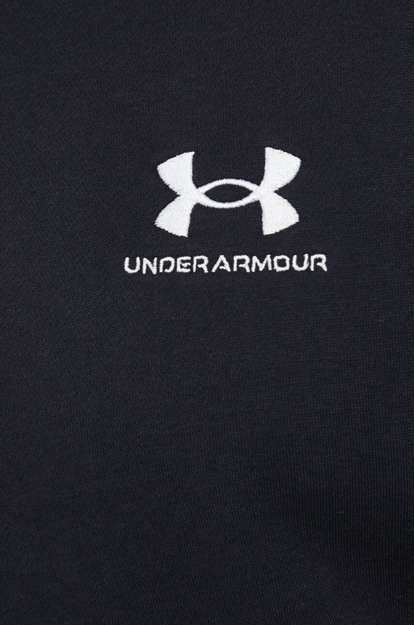 Under Armour Mikina pánská černá barva s kapucí s aplikací - Pepit.cz