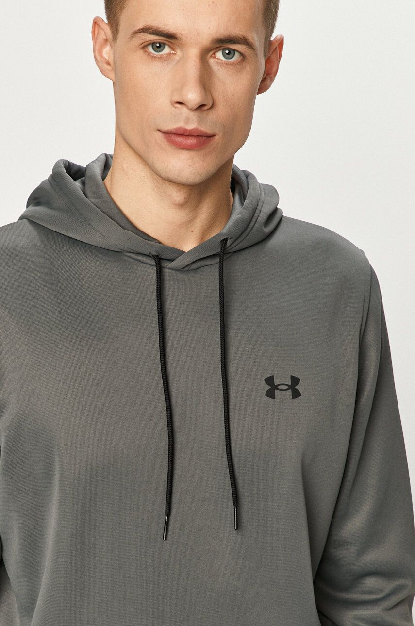 Under Armour Mikina pánská šedá barva s kapucí s potiskem 1357093-652 - Pepit.cz