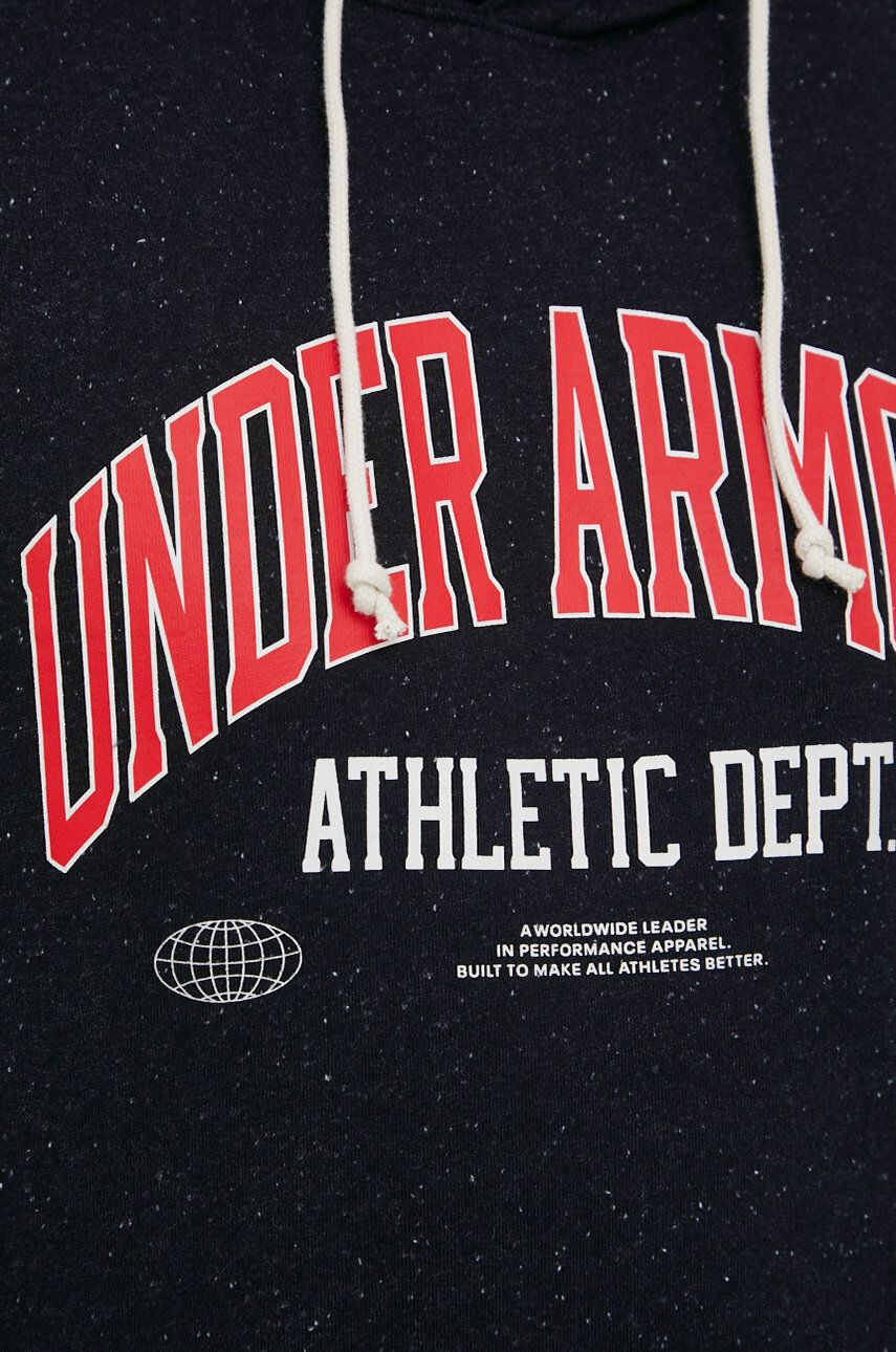 Under Armour Mikina dámská růžová barva s kapucí hladká - Pepit.cz