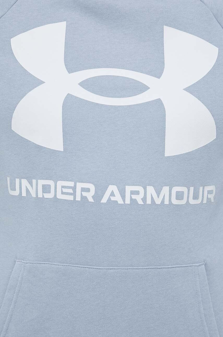 Under Armour Mikina pánská fialová barva s kapucí s potiskem 1357093-652 - Pepit.cz