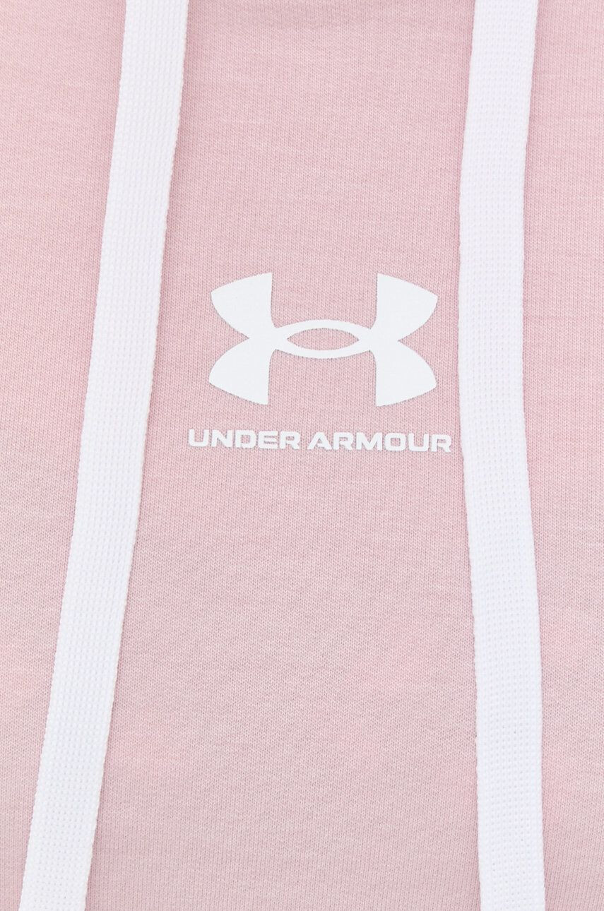 Under Armour Mikina 1369855 dámská růžová barva s potiskem - Pepit.cz