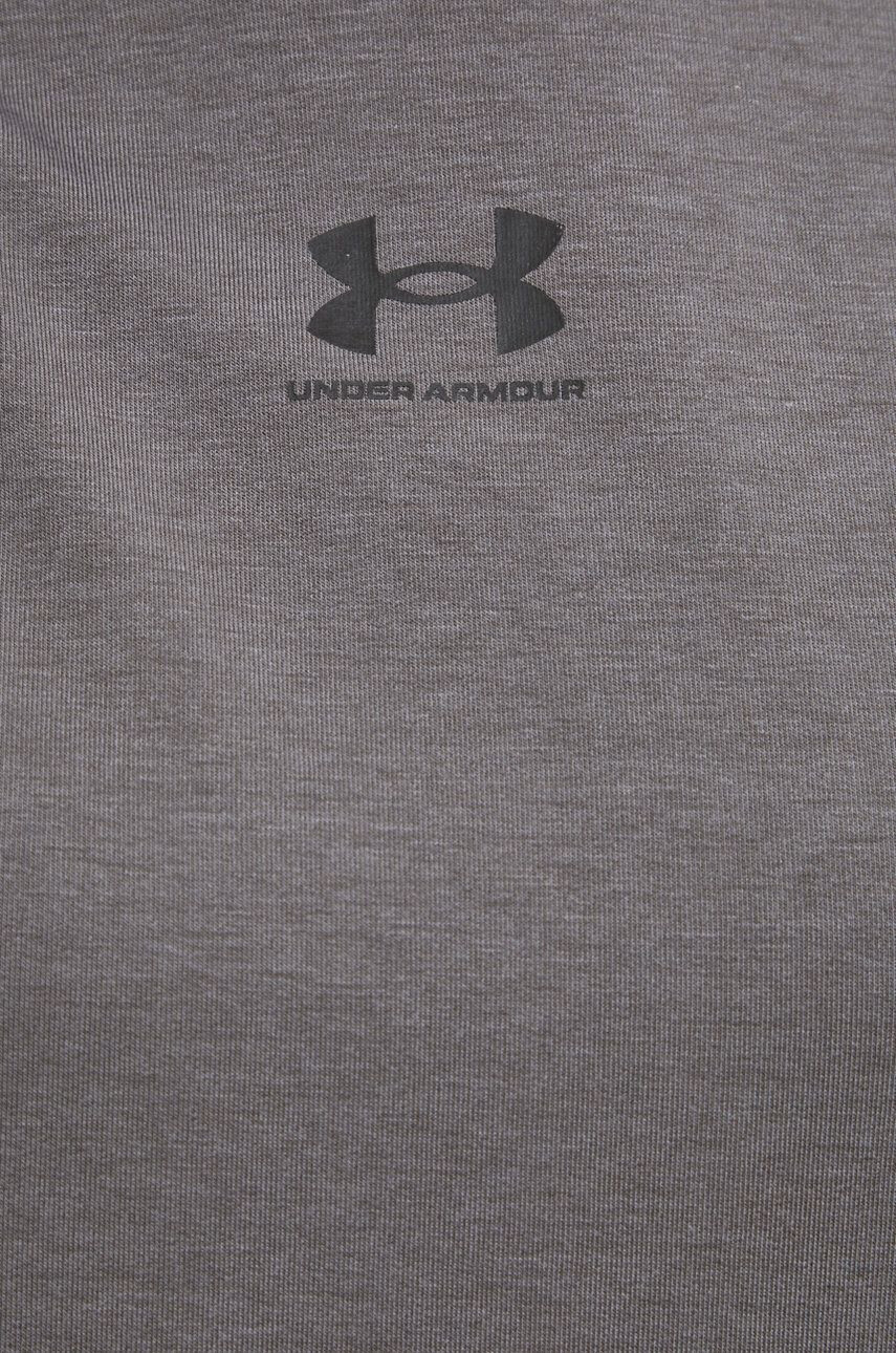 Under Armour Mikina 1369855 dámská šedá barva s potiskem - Pepit.cz