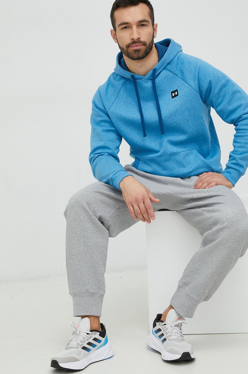 Under Armour Mikina pánská zelená barva s kapucí hladká 1357092-408 - Pepit.cz