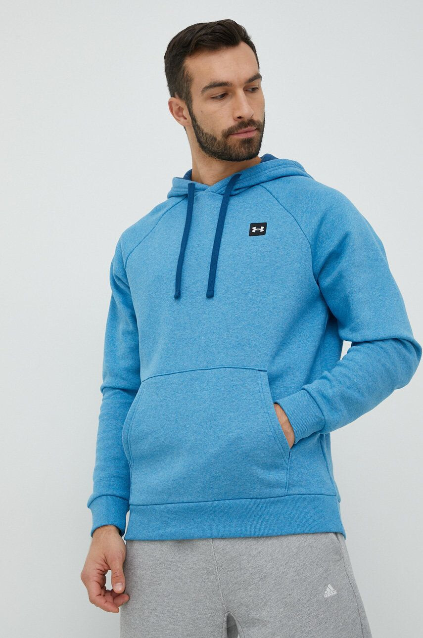 Under Armour Mikina pánská zelená barva s kapucí hladká 1357092-408 - Pepit.cz