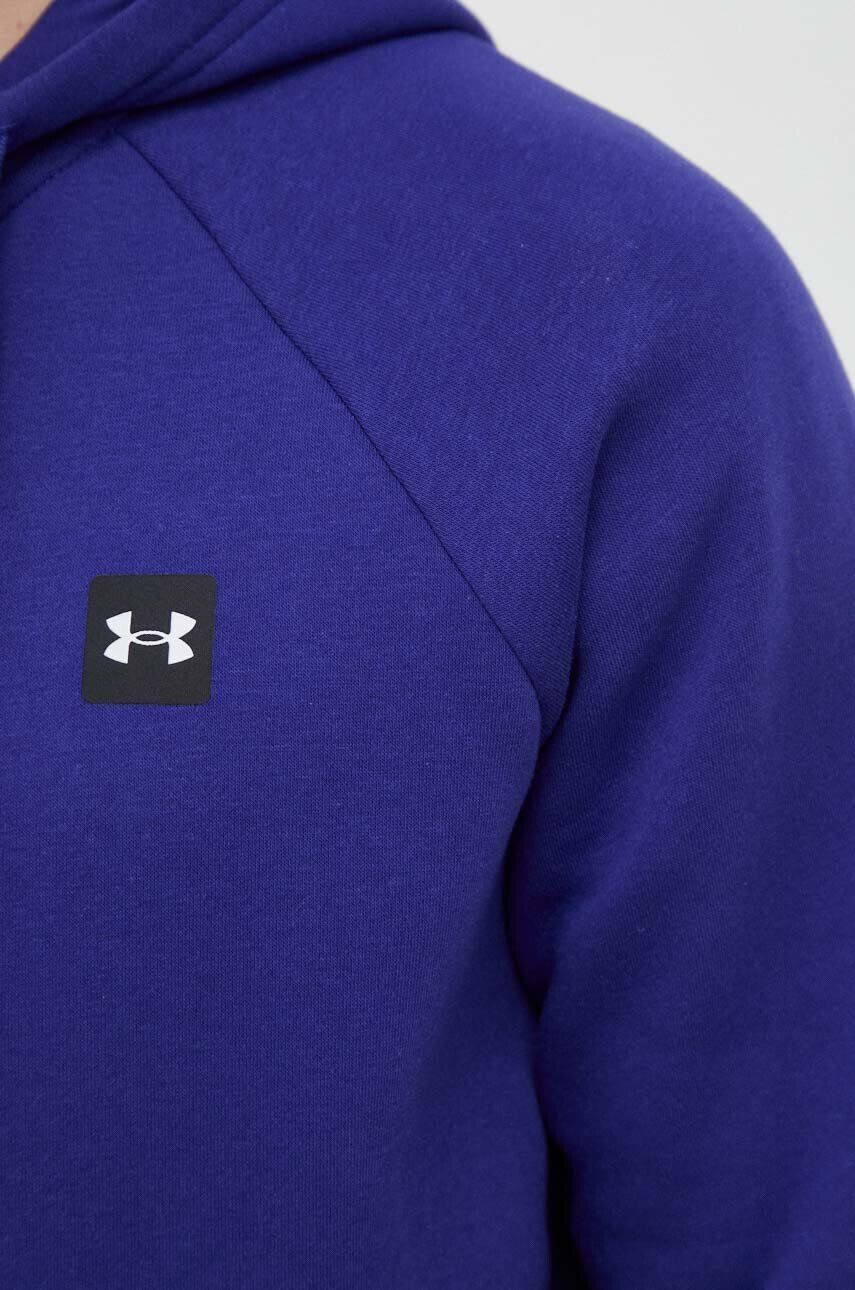 Under Armour Mikina dámská fialová barva s kapucí hladká 1356317-100 - Pepit.cz