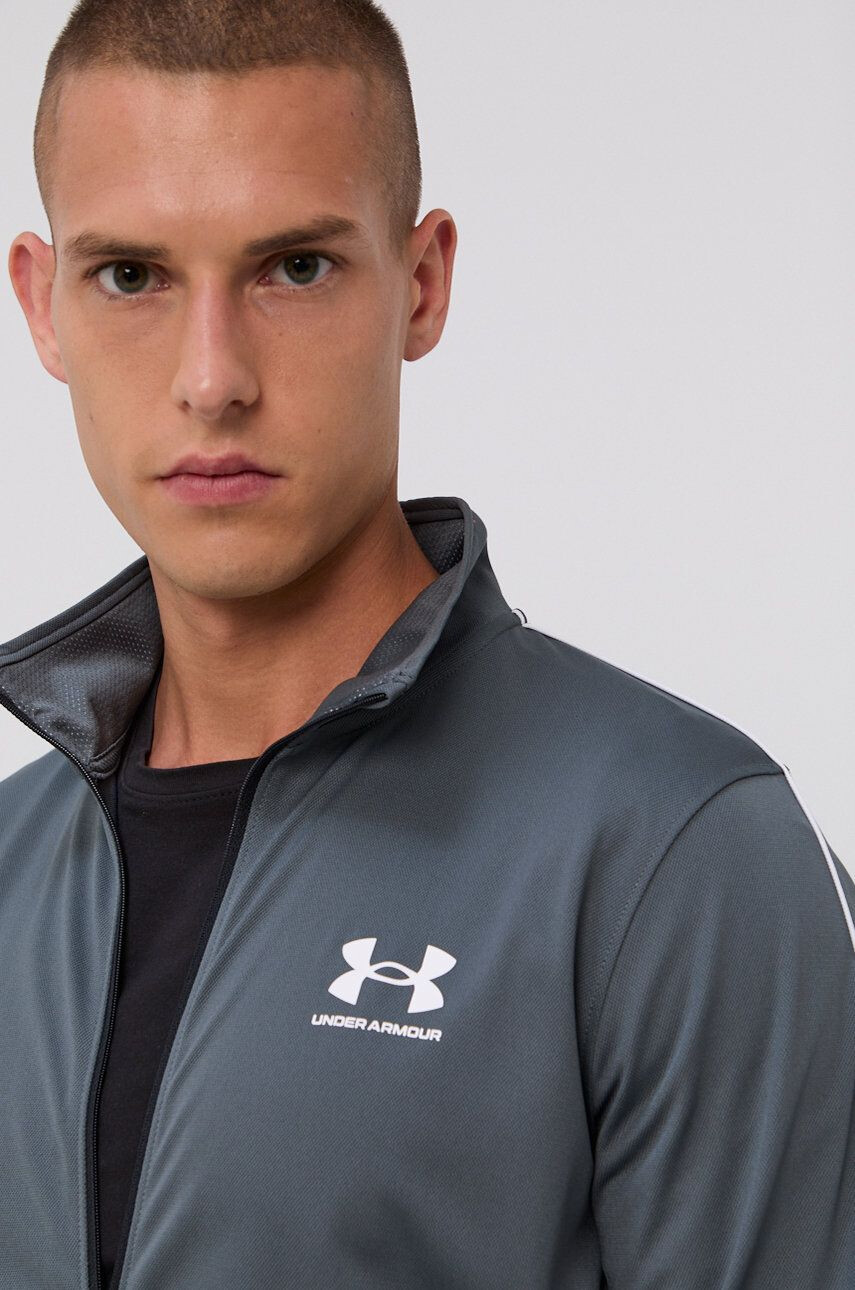 Under Armour Mikina dámská fialová barva s kapucí hladká - Pepit.cz