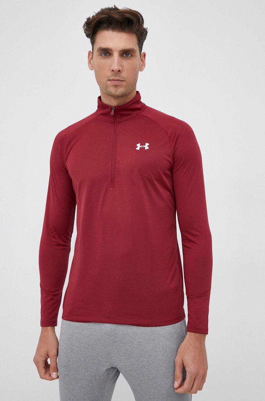 Under Armour Mikina pánská tmavomodrá barva s kapucí hladká - Pepit.cz