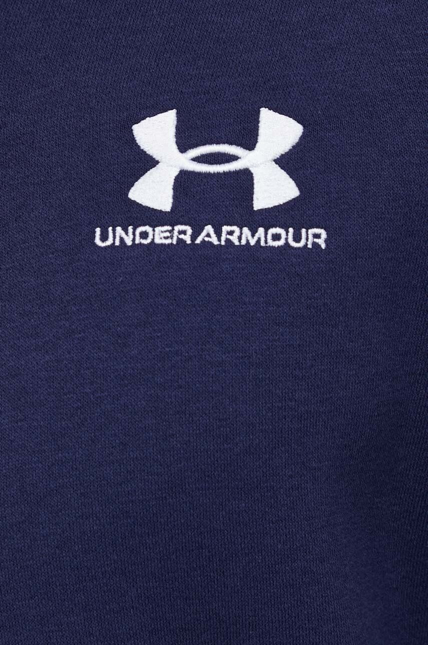 Under Armour Mikina pánská tmavomodrá barva s kapucí hladká - Pepit.cz