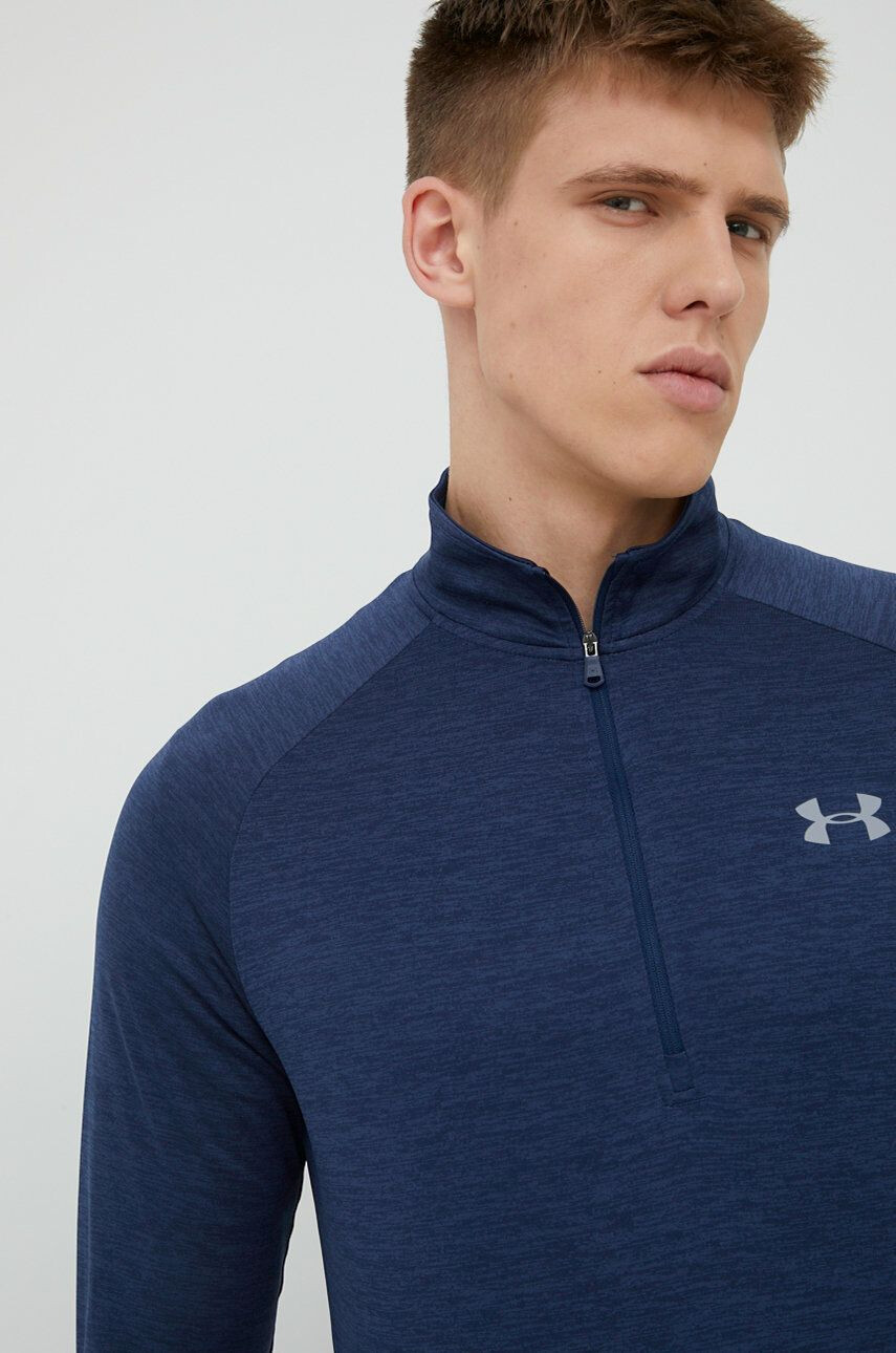 Under Armour Mikina pánská fialová barva s kapucí s potiskem - Pepit.cz