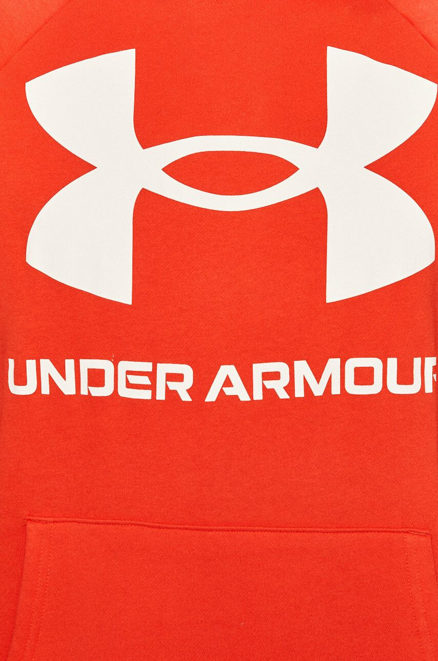 Under Armour Mikina pánská fialová barva s kapucí s potiskem - Pepit.cz