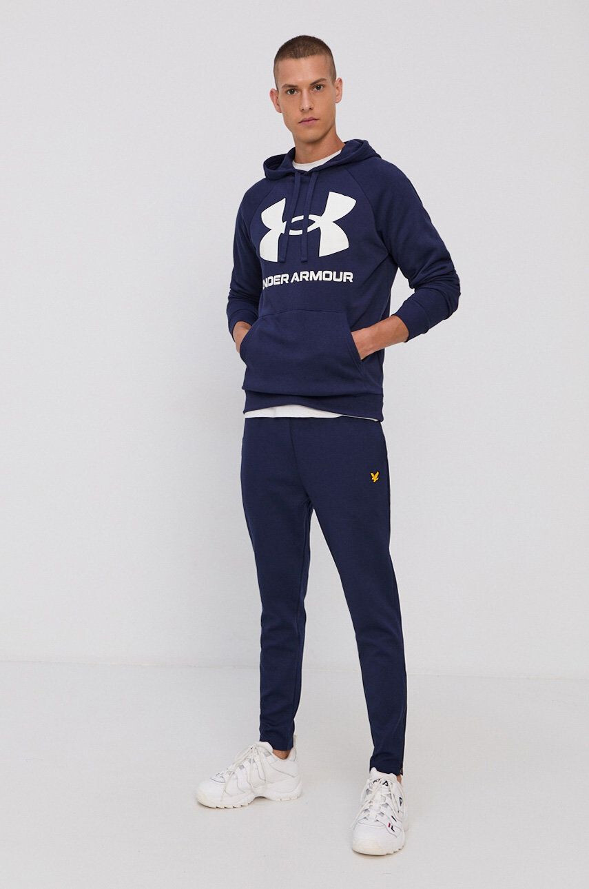 Under Armour Mikina pánská tmavomodrá barva s potiskem 1357093-652 - Pepit.cz