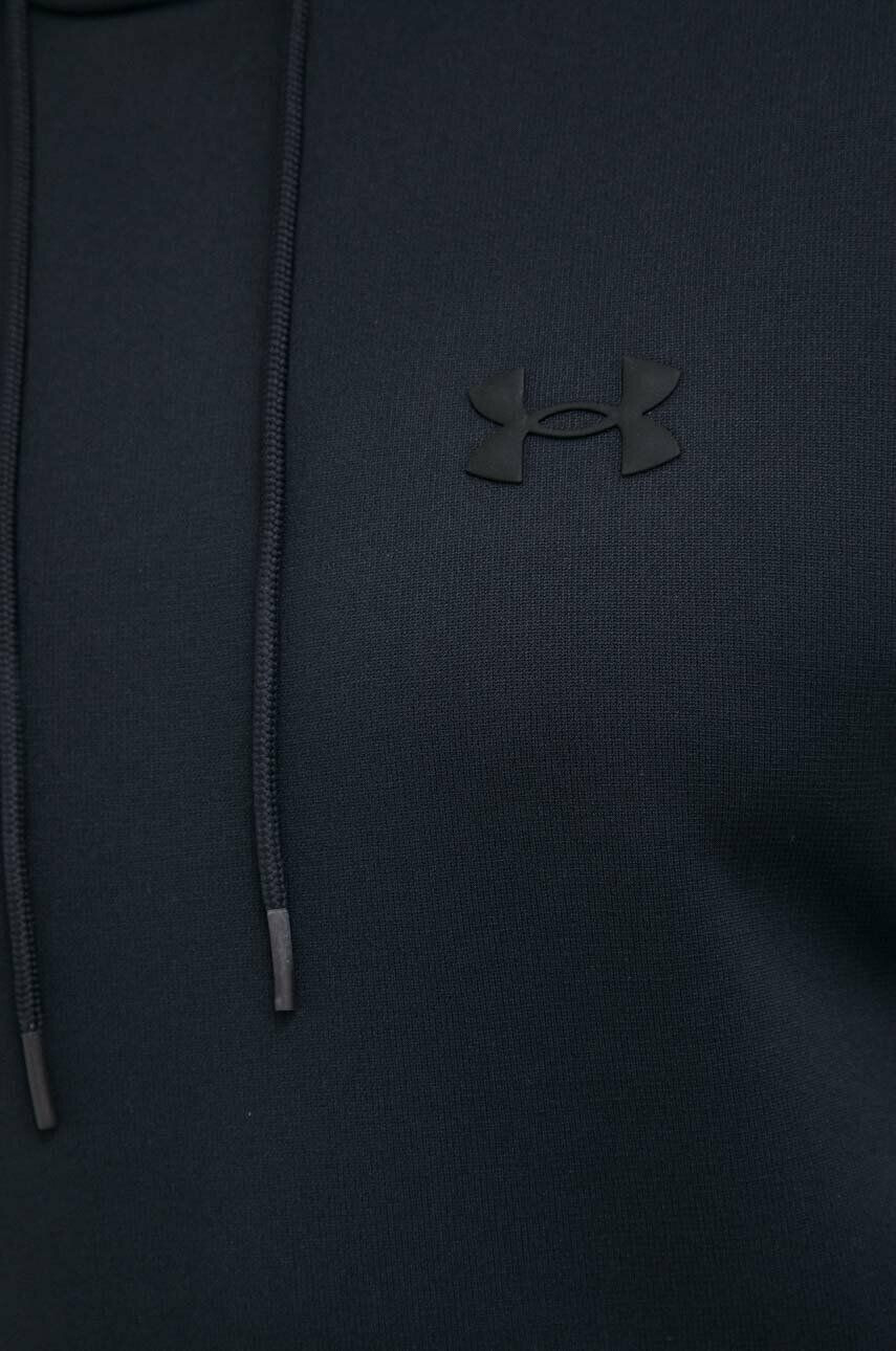 Under Armour Tepláková mikina černá barva s kapucí - Pepit.cz