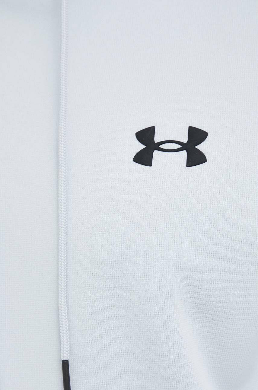 Under Armour Tepláková mikina šedá barva s kapucí - Pepit.cz