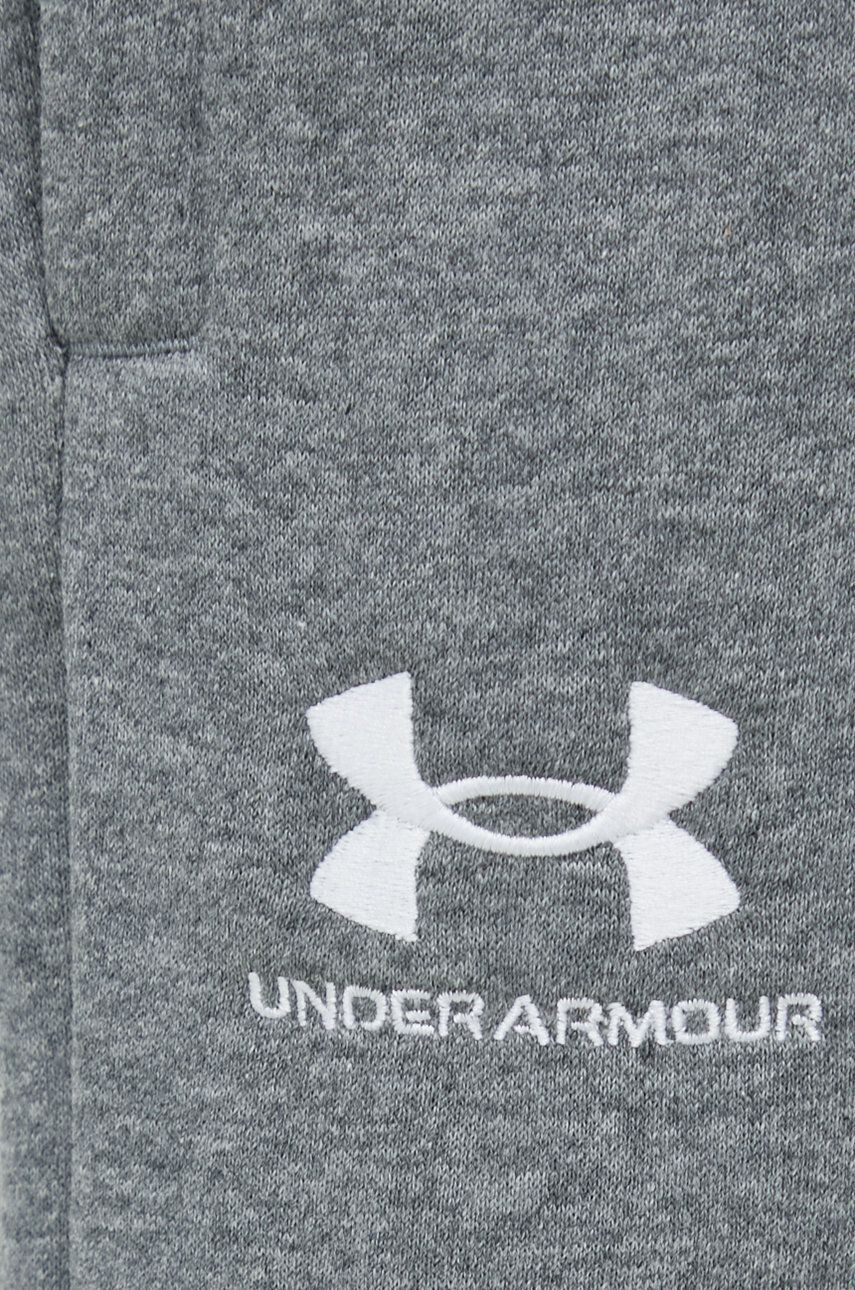 Under Armour Tepláky pánské šedá barva hladké - Pepit.cz