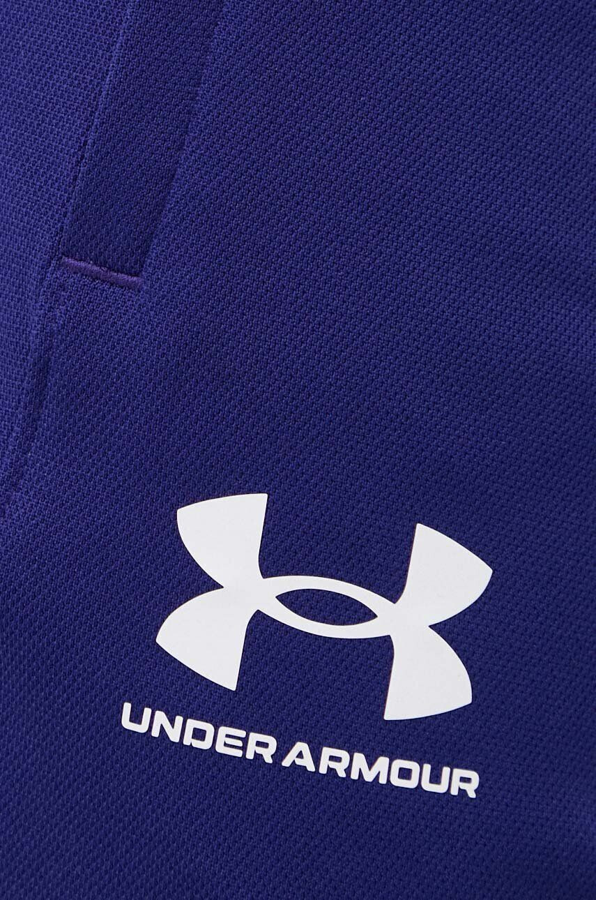 Under Armour Tepláky Pique fialová barva hladké - Pepit.cz