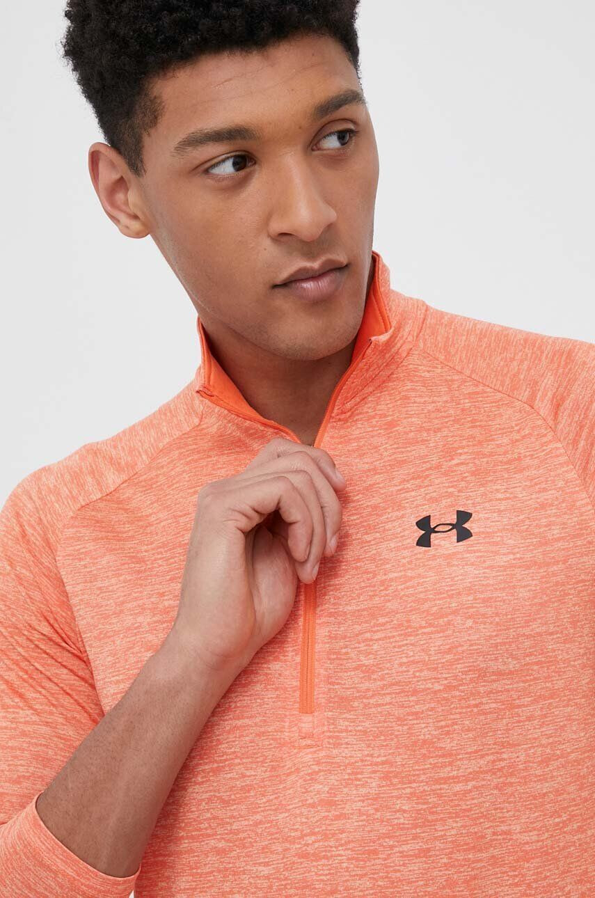 Under Armour Tréninková mikina Tech 2.0 oranžová barva - Pepit.cz