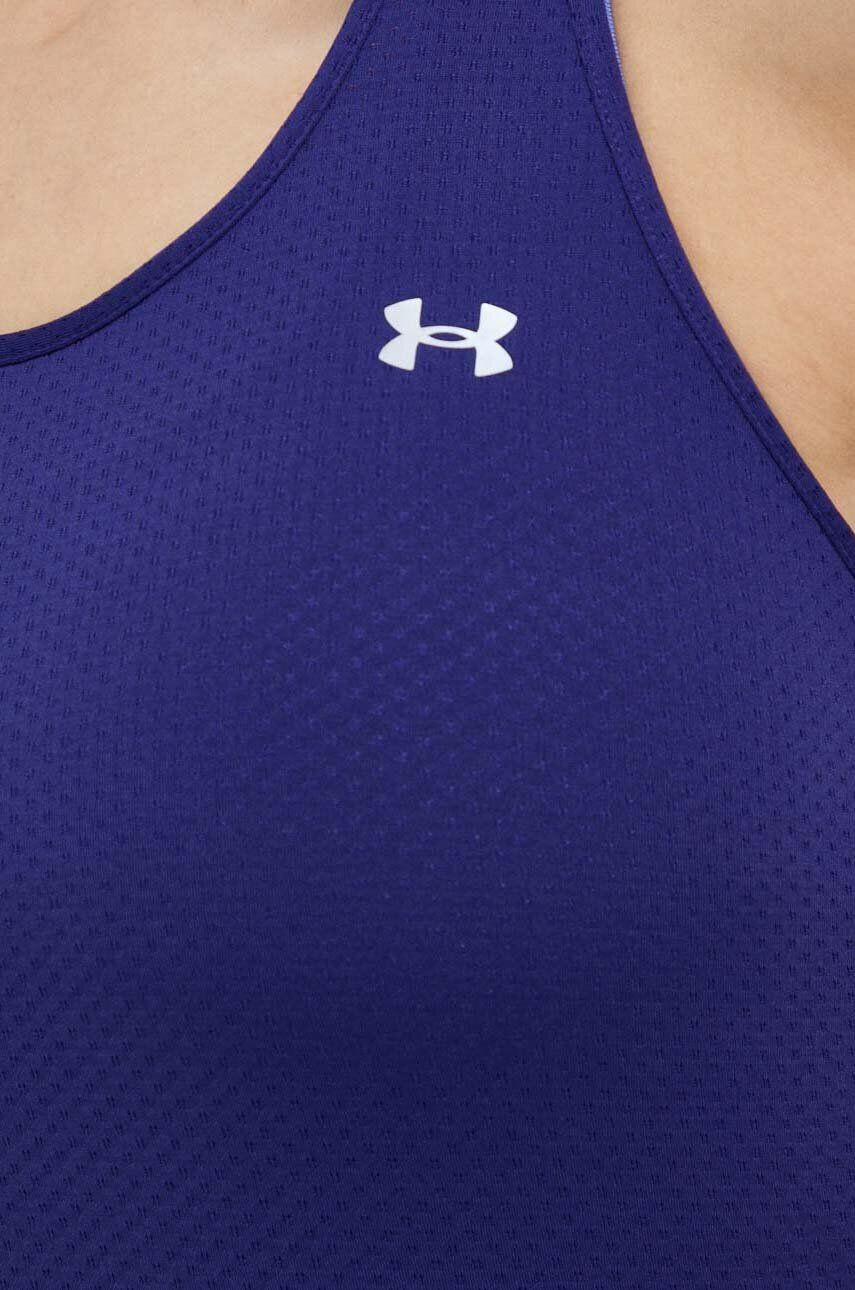 Under Armour Tréninkový top fialová barva - Pepit.cz