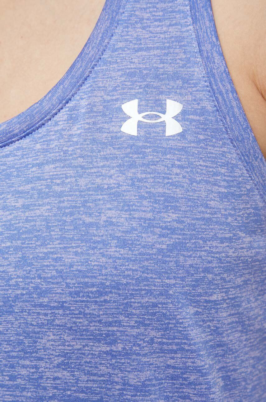 Under Armour Tréninkový top Tech Twist fialová barva - Pepit.cz