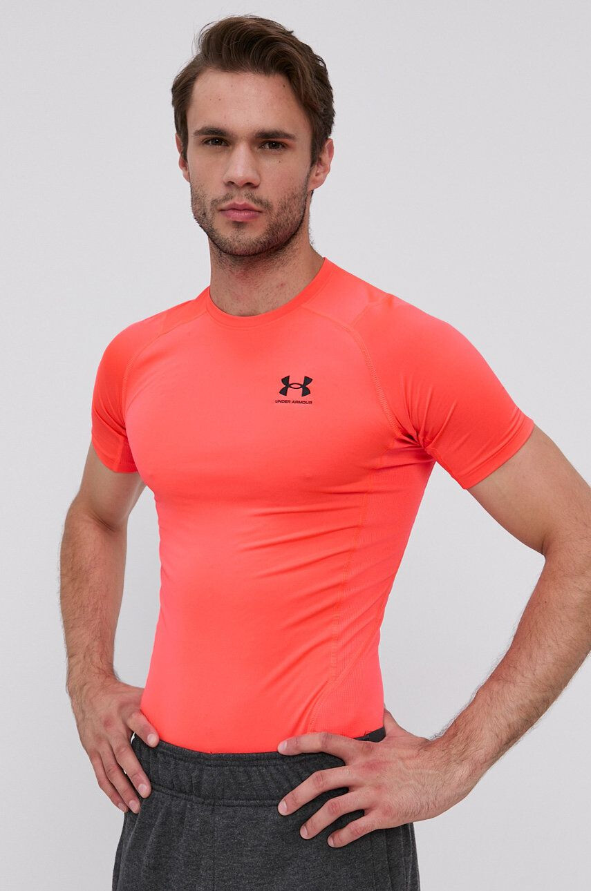 Under Armour Tréninkové tričko 1361518 červená barva 1361518-410 - Pepit.cz